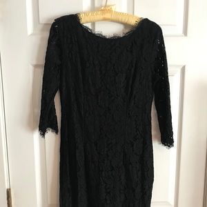 Black lace dress